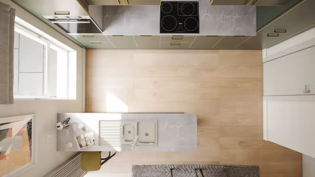 kitchen 3D renders 4