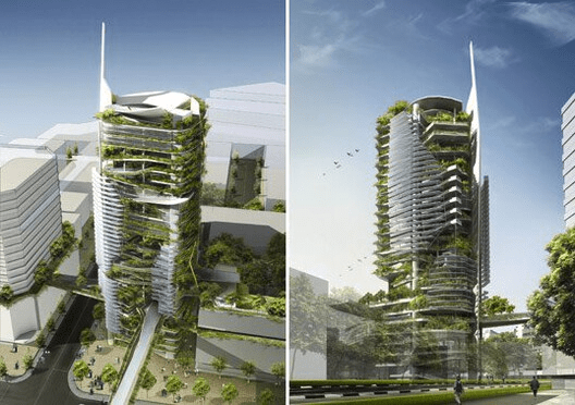 Eco-friendly skyscrapers: Sustainable designs shaping the future of cities.