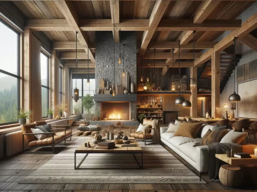 How to Create a Modern Rustic Interior Design