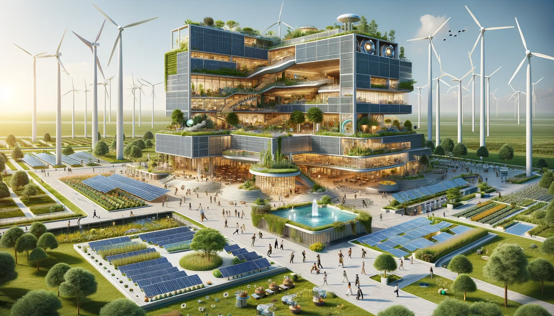 2024 How To Design A Building With A Zero Carbon Footprint Archova   DALL·E 2024 01 10 17.47.56 A Hyper Realistic Wide Format Image 16 9 Ratio Illustrating How To Design A Building With A Zero Carbon Footprint. The Image Features A Futuristic B.webp