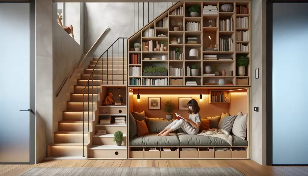 How to Utilize Space Under Stairs Creatively