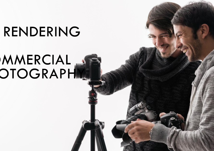 3d rendering vs commercial photography