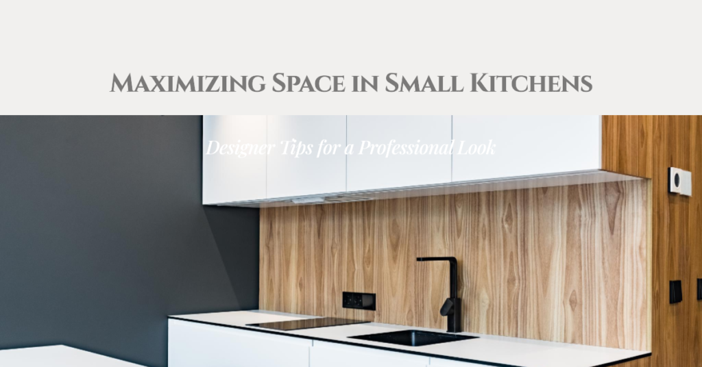 Designer Tips 7 Ways You Can Maximize Space In A Small Kitchen