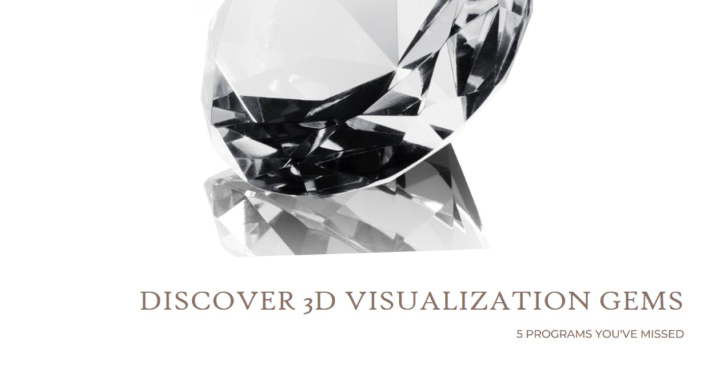 5 great 3d visualization programs youve probably never heard of