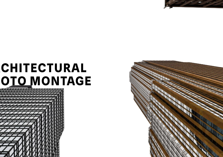 3D Architectural Photo Montage