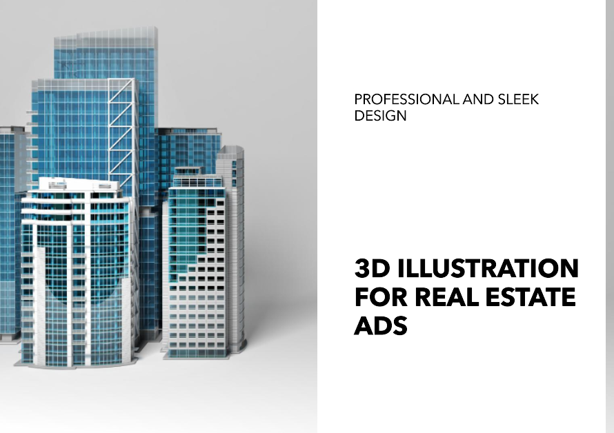 Creating A 3D Illustration For Real Estate Objects Advertising