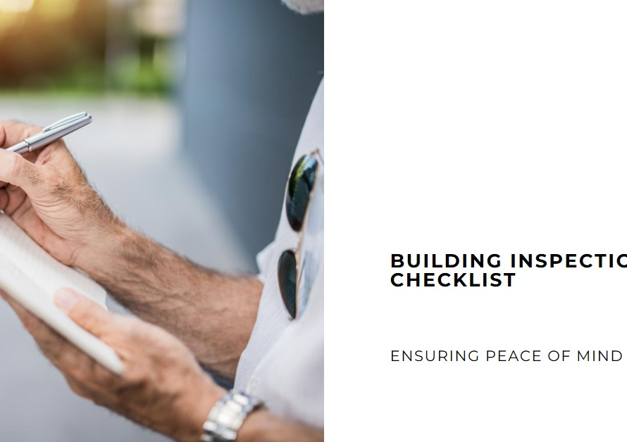Building Inspection Checklist: Ensuring Peace of Mind