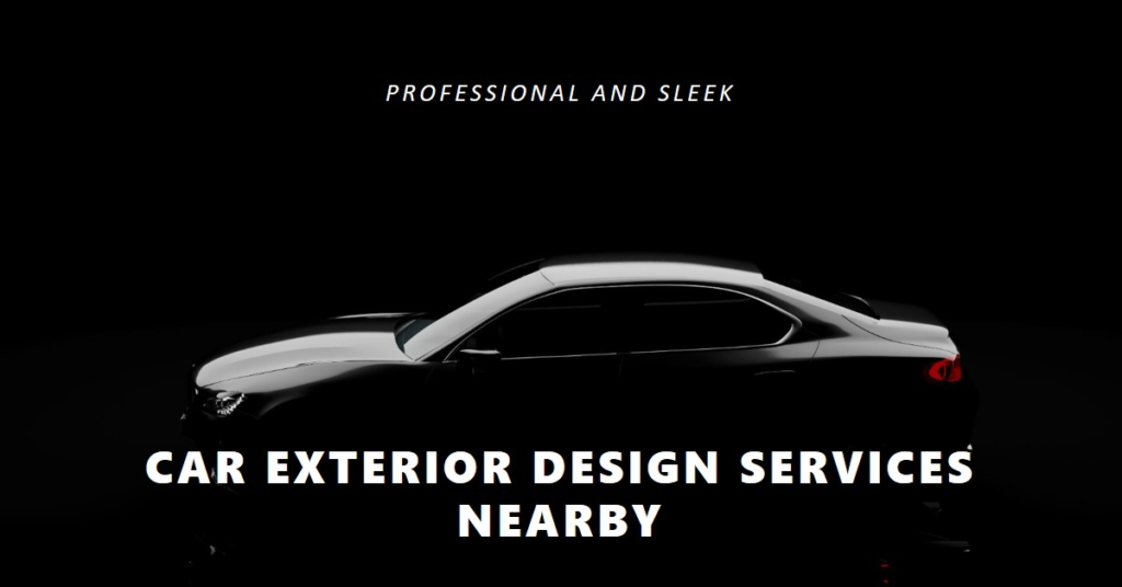 Car Exterior Design Services Nearby