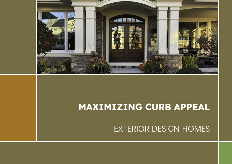 Maximizing Curb Appeal: Exterior Design Homes