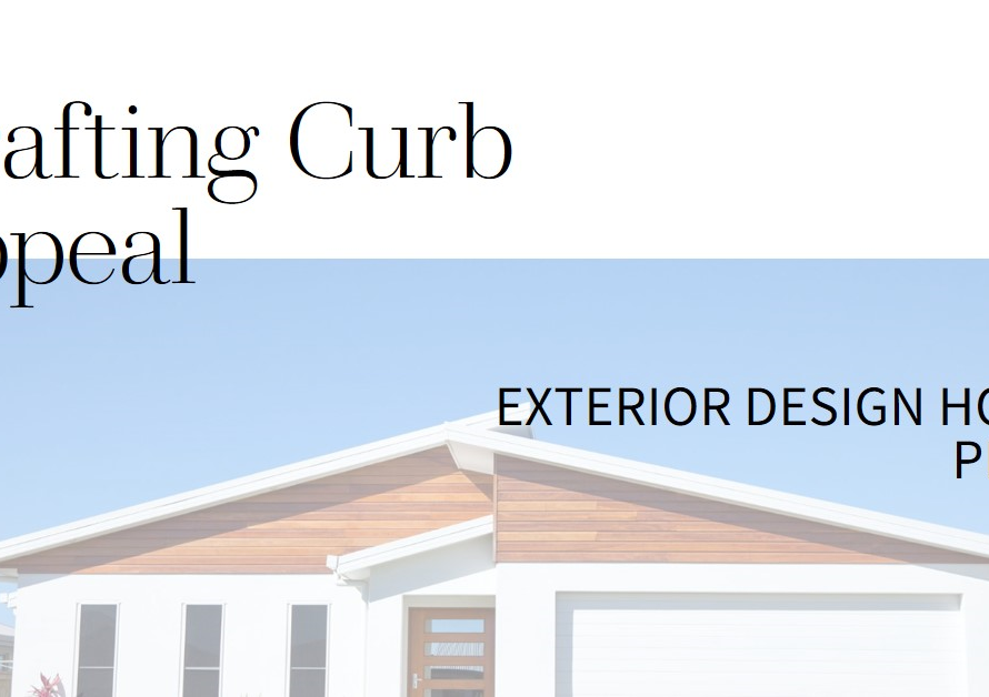 Crafting Curb Appeal: Exterior Design House Plans