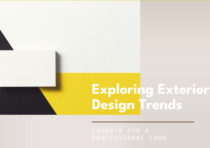 Exploring Design Trends: Exterior Design Layouts