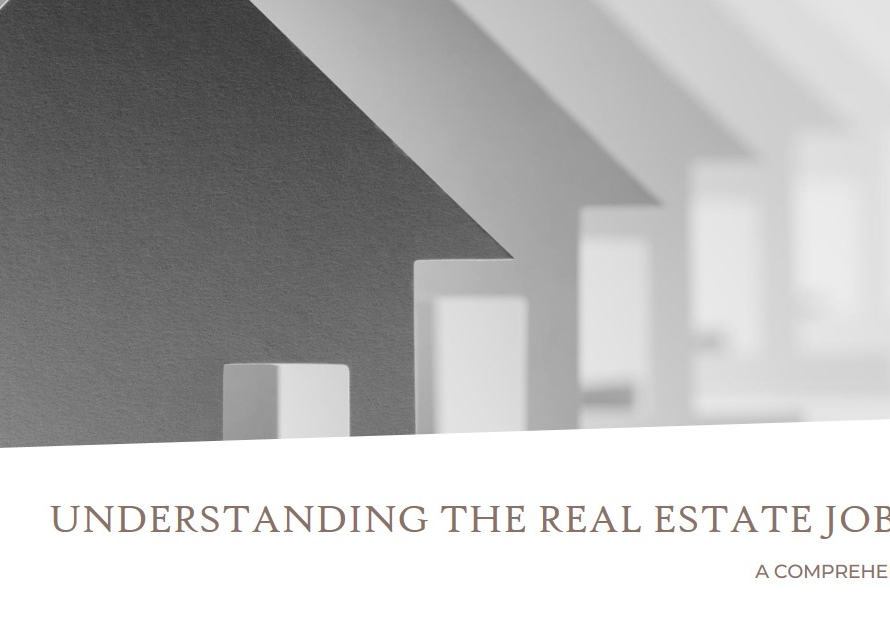Real Estate Job Description: Understanding the Role