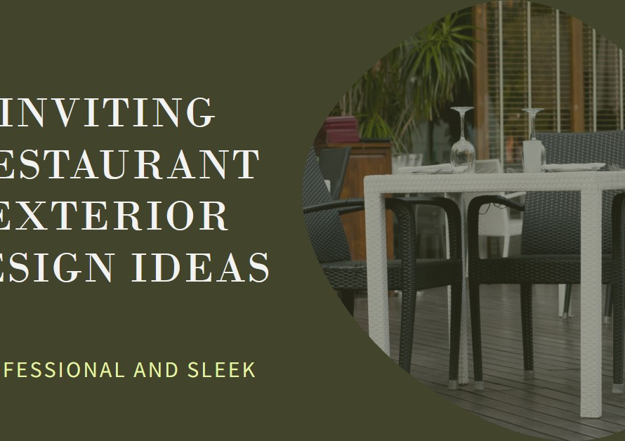 Inviting Restaurant Exterior Design Ideas