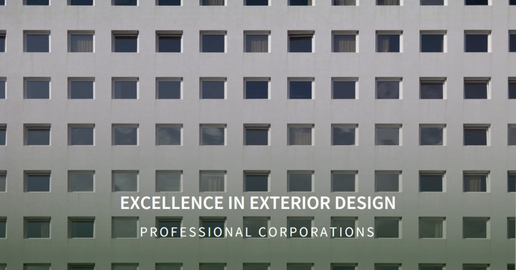Excellence in Exterior Design Corporations