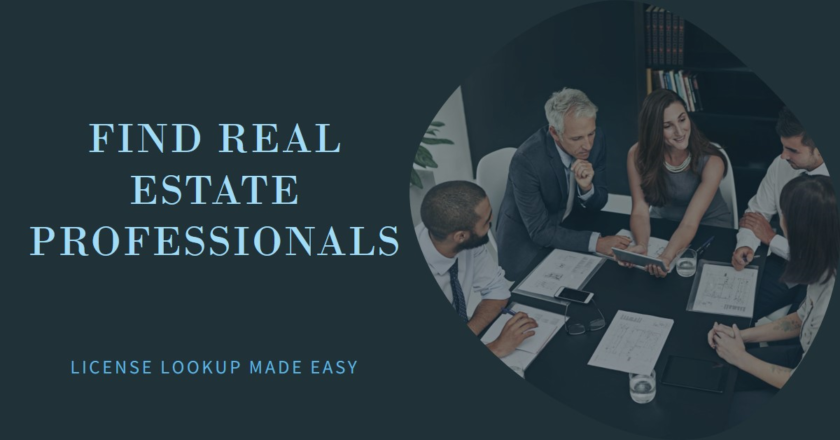 Real Estate License Lookup: Finding Professionals