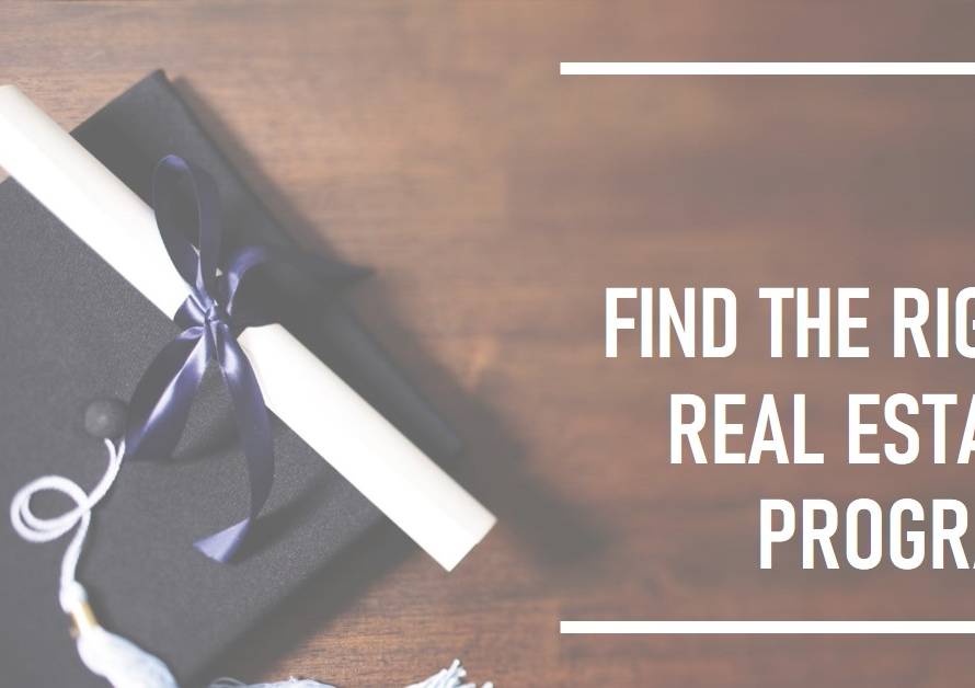 Real Estate Programs: Finding the Right Course