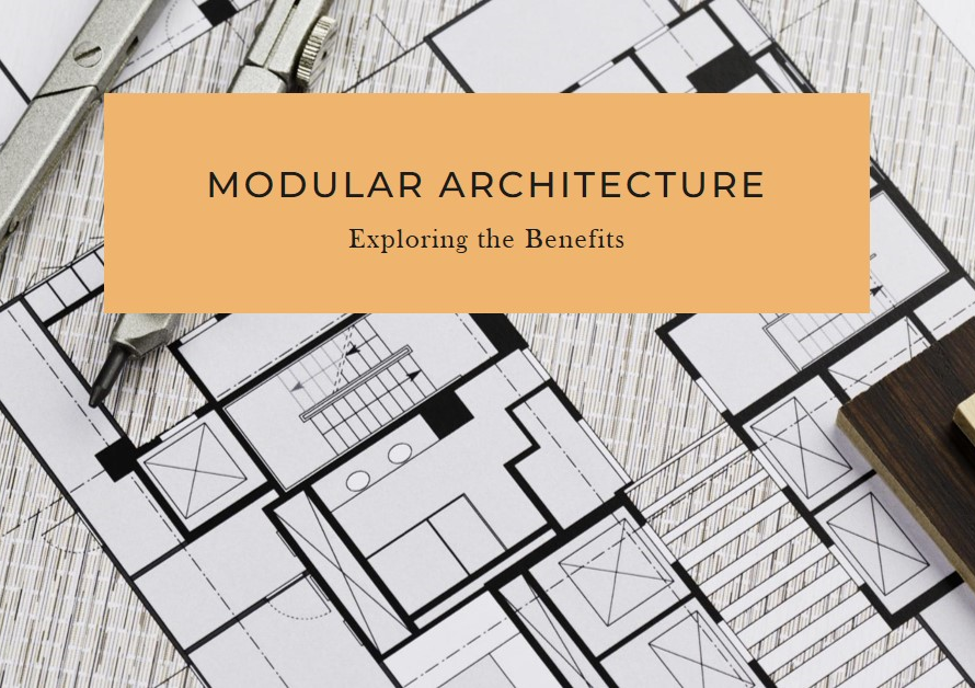 Which architecture uses a modular approach