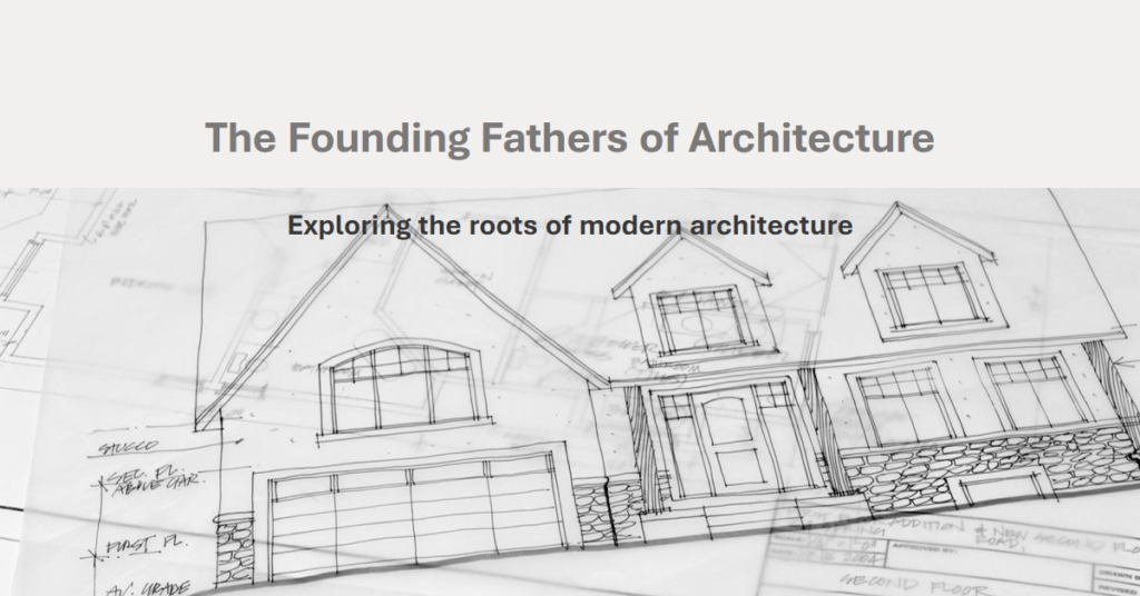 The Founding Fathers of Architecture