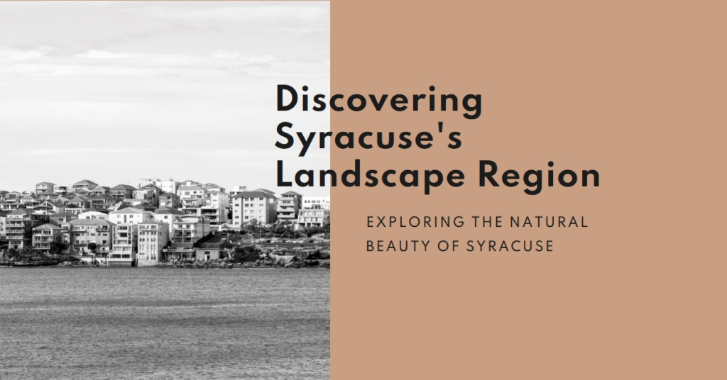 What Landscape Region is Syracuse In?