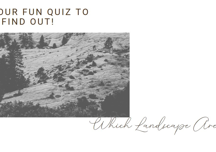 Which Landscape Am I: A Fun Quiz