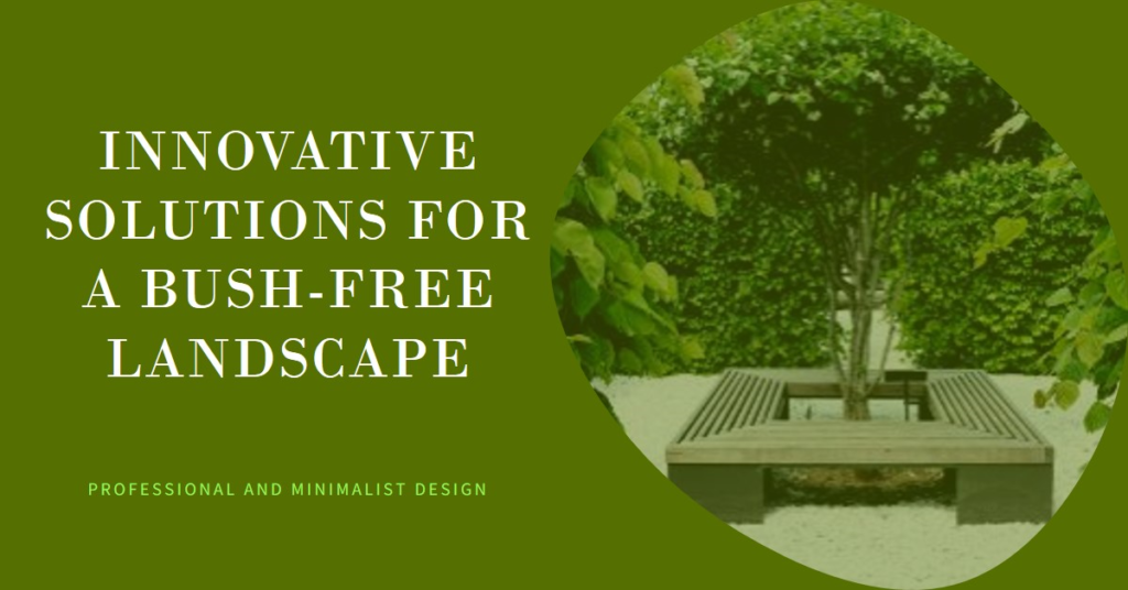 Landscape Without Bushes: Innovative Solutions