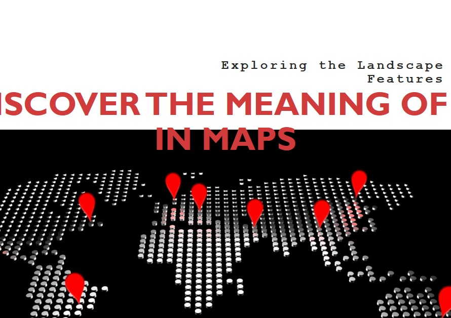 Which Landscape Feature is Represented by X in Maps?