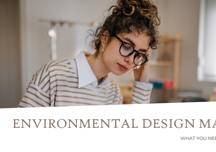 What You Need to Know About an Environmental Design Major