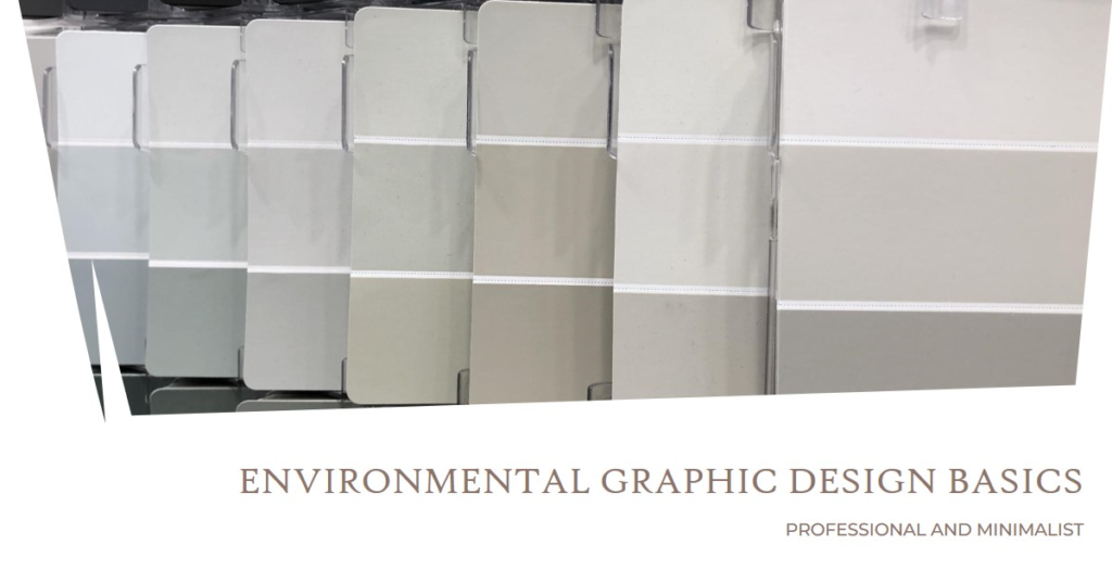 The Basics of Environmental Graphic Design