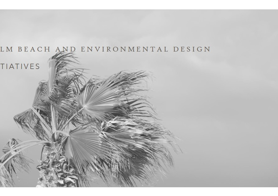 Palm Beach and Environmental Design Initiatives