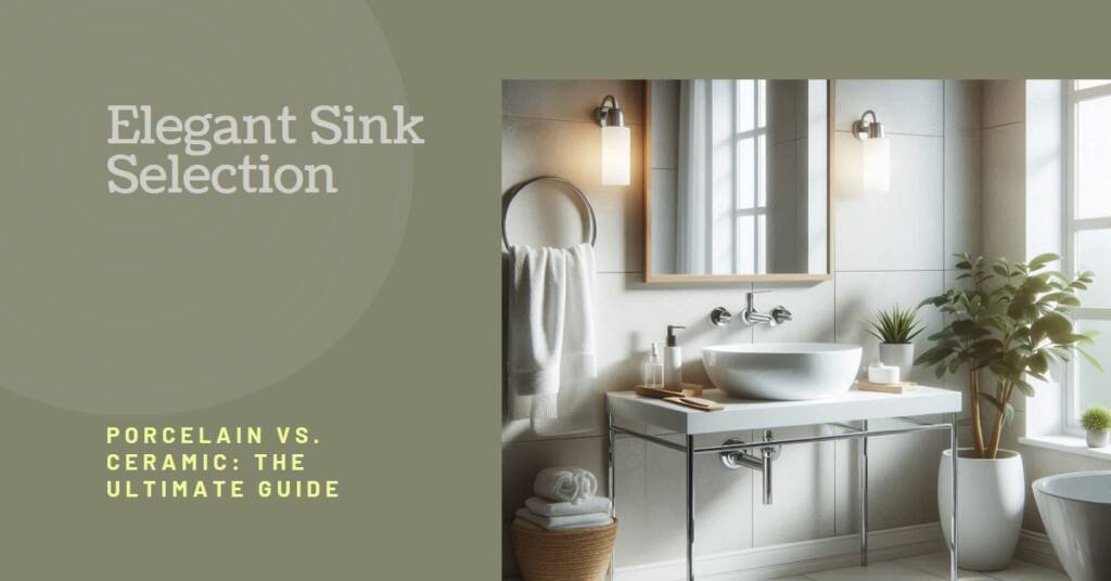 Porcelain vs. Ceramic Sinks: Choosing the Right Bathroom Fixture