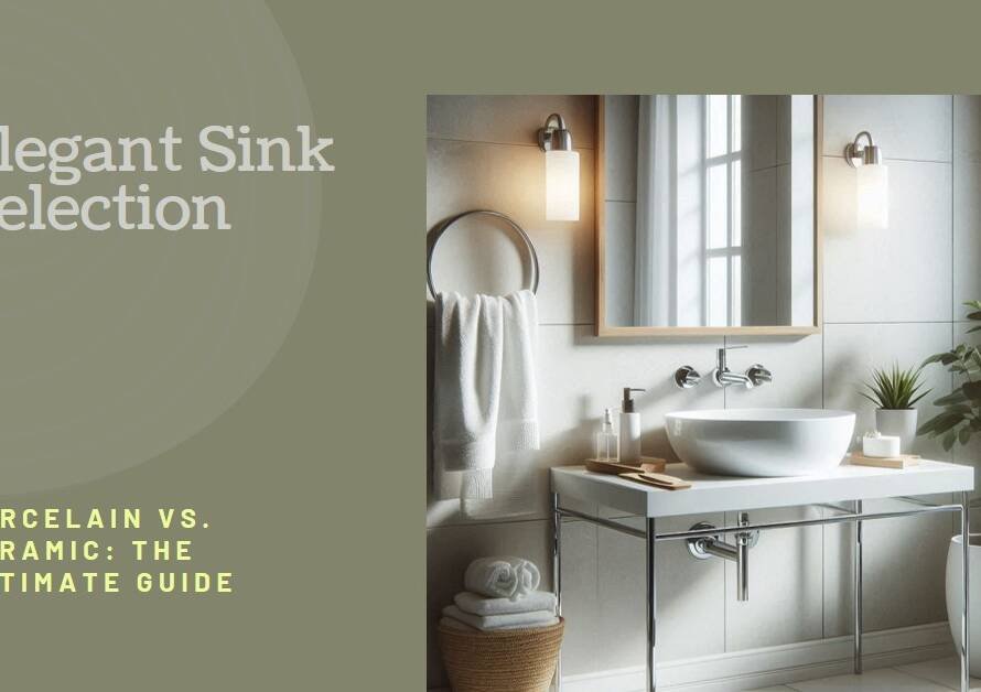 Porcelain vs. Ceramic Sinks: Choosing the Right Bathroom Fixture