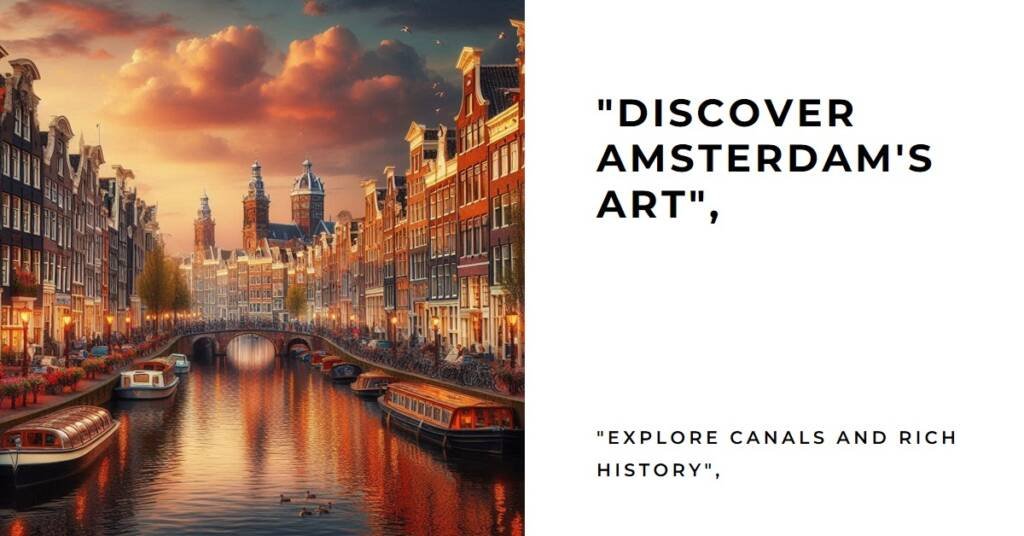 City Of Amsterdam Netherlands Unveiling Art , Canals and History