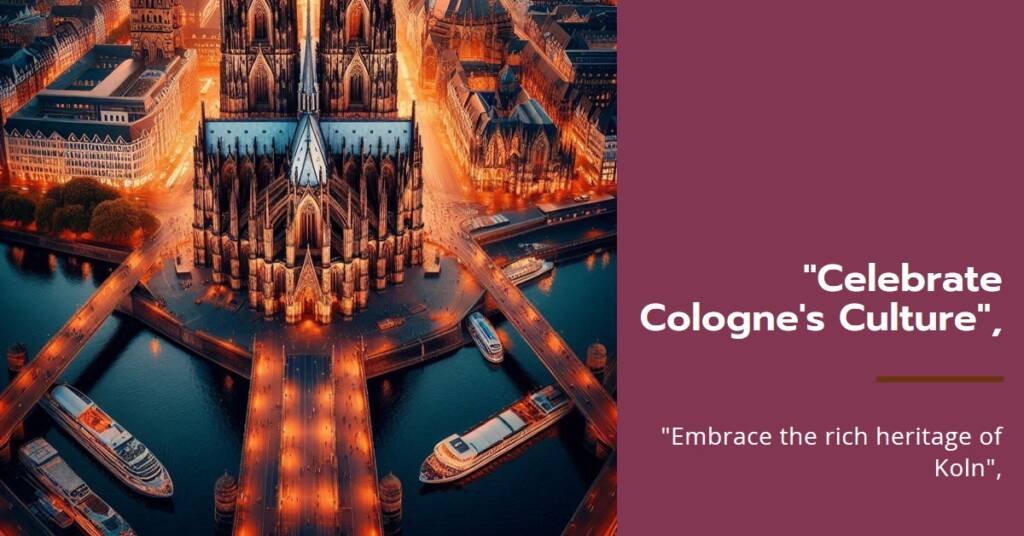 Cologne Germany Koln Celebrating Culture and Heritage