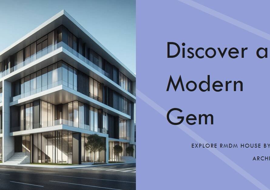 RMDM House: A Modern Architectural Gem by MRDM Architectes