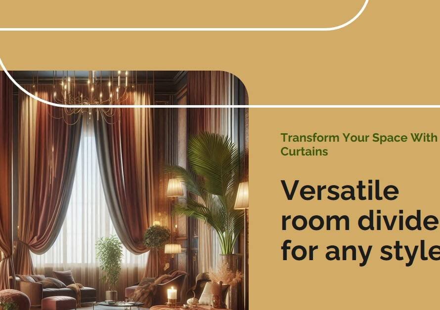 Curtains as Room Dividers: Adaptable Interior Solutions