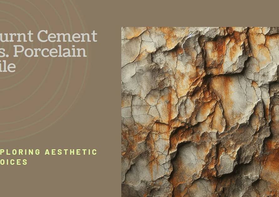 Burnt Cement vs. Porcelain Tile: Aesthetic Choices in Modern Architecture