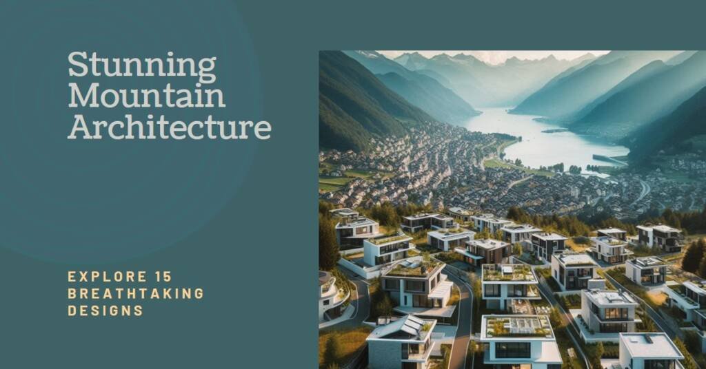 15 Stunning Architectural Projects Built in the Mountains