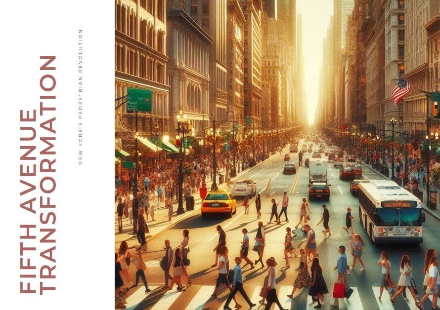 Fifth Avenue Transformation: New York’s Pedestrian Revolution