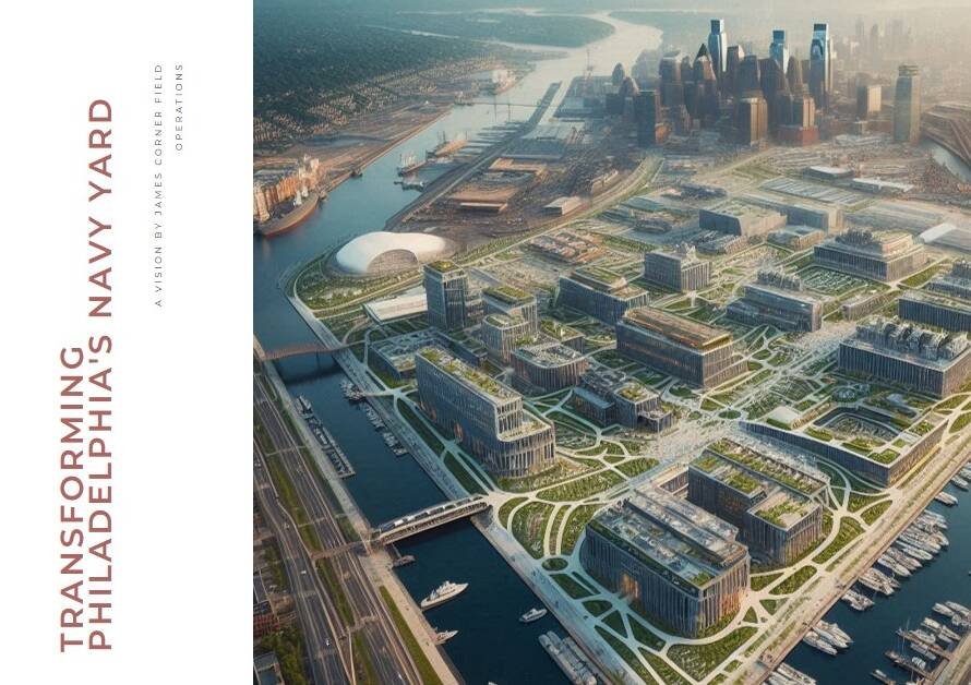 Philadelphia Navy Yard by James Corner Field Operations: A Transformation
