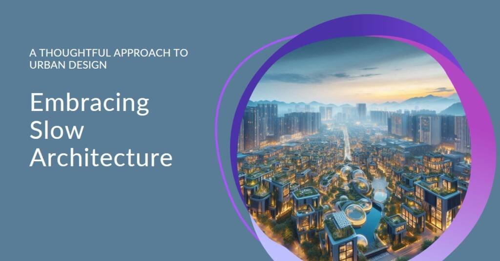 Exploring the Concept of “Slow Architecture” in an Urbanized World