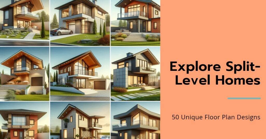 50 Floor Plan Examples of Split-Level Homes
