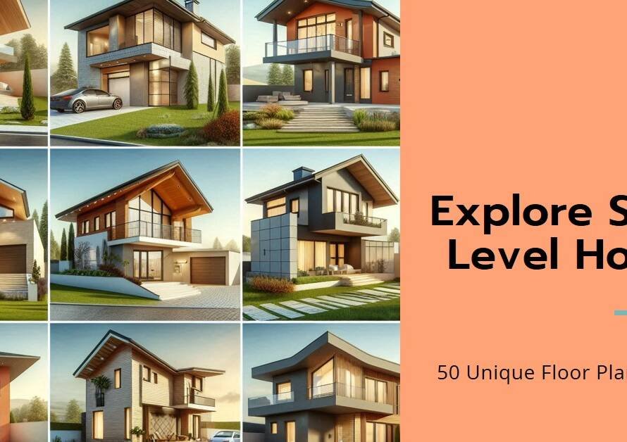 50 Floor Plan Examples of Split-Level Homes