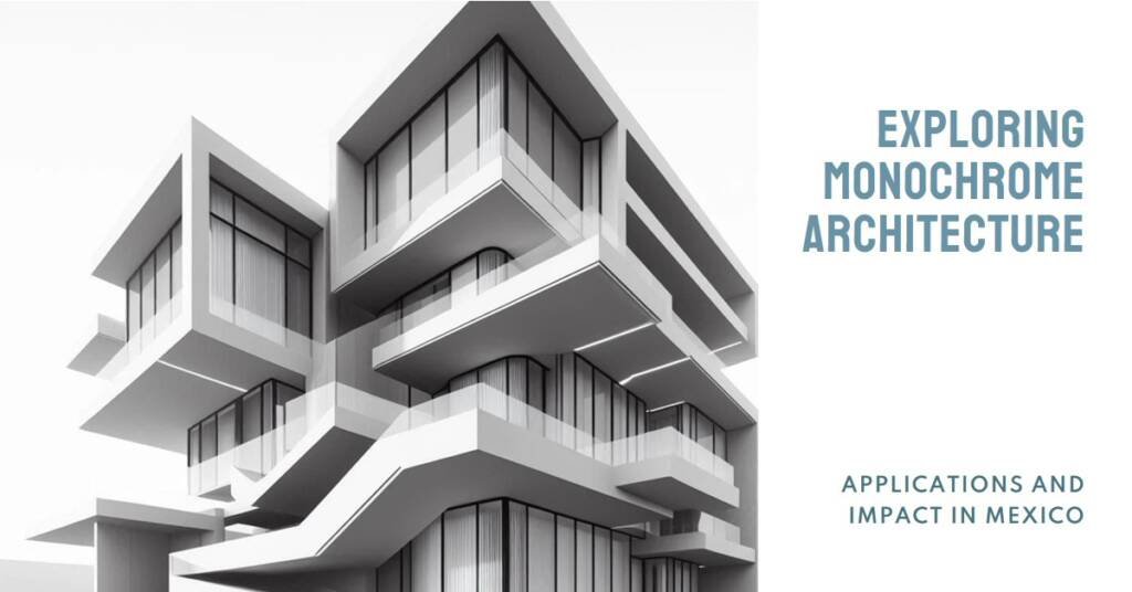 Monochrome Architecture: Applications in Mexico