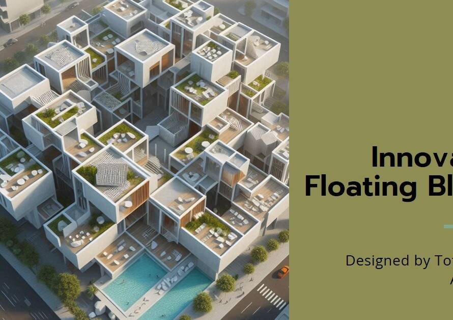 Floating Blocks by Toth Project Architect Office