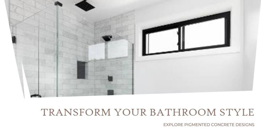 Pigmented Concrete in Bathroom Design: Cement Sinks and Texture