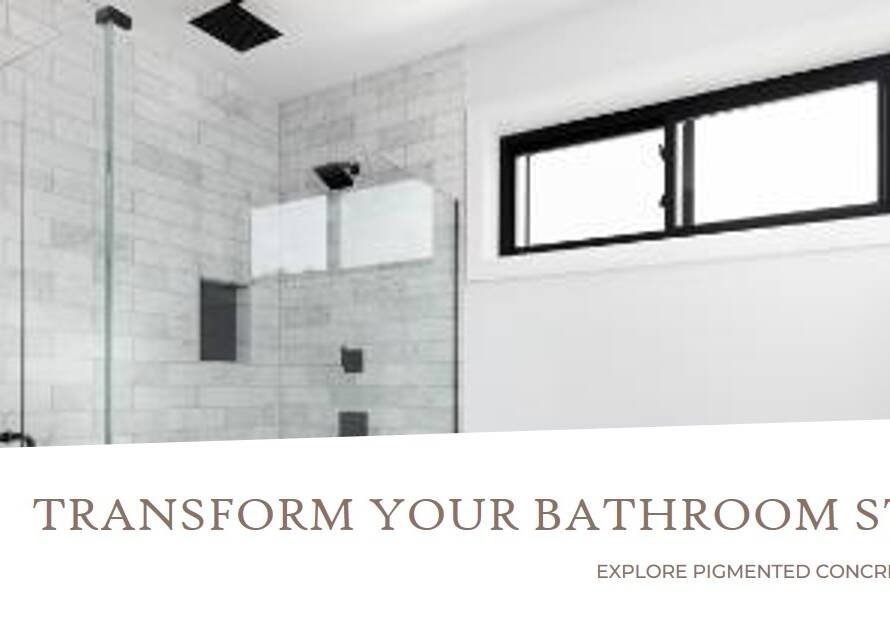 Pigmented Concrete in Bathroom Design: Cement Sinks and Texture