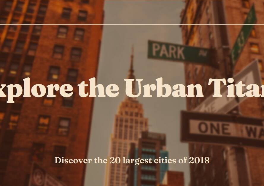 The 20 Largest Cities in the World of 2018: Urban Titans Revealed