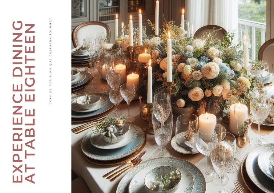 Table Eighteen by FaberSociety: A Unique Dining Experience