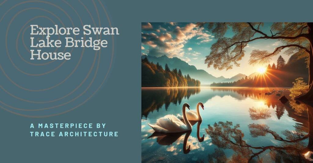 Swan Lake Bridge House & Viewing Tower by Trace Architecture Office