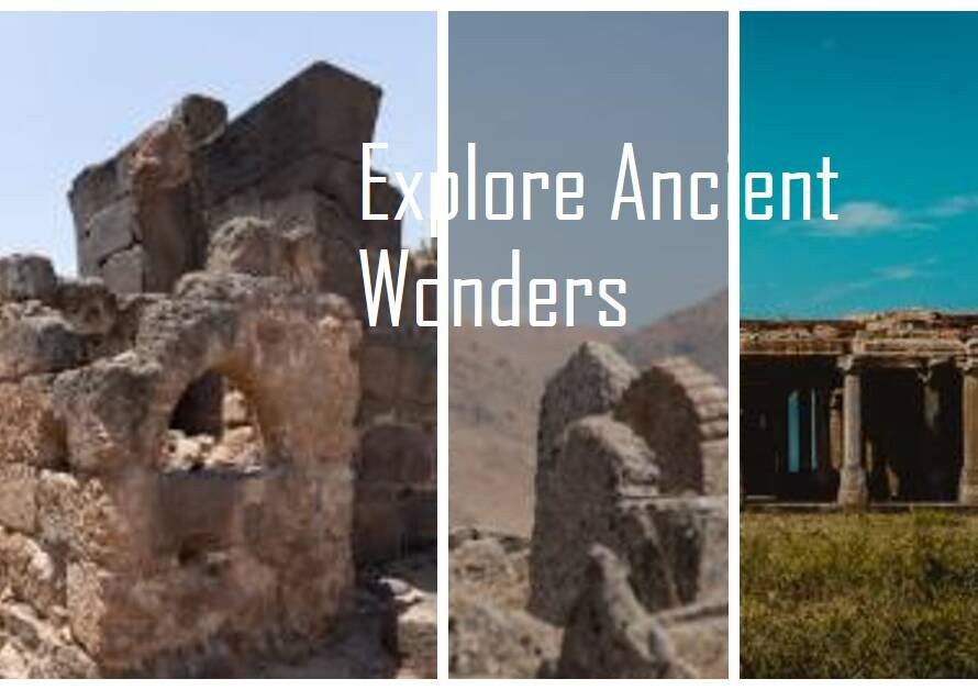 7 Wonders of the Ancient World Revisited: A Triptych of Timeless Icons